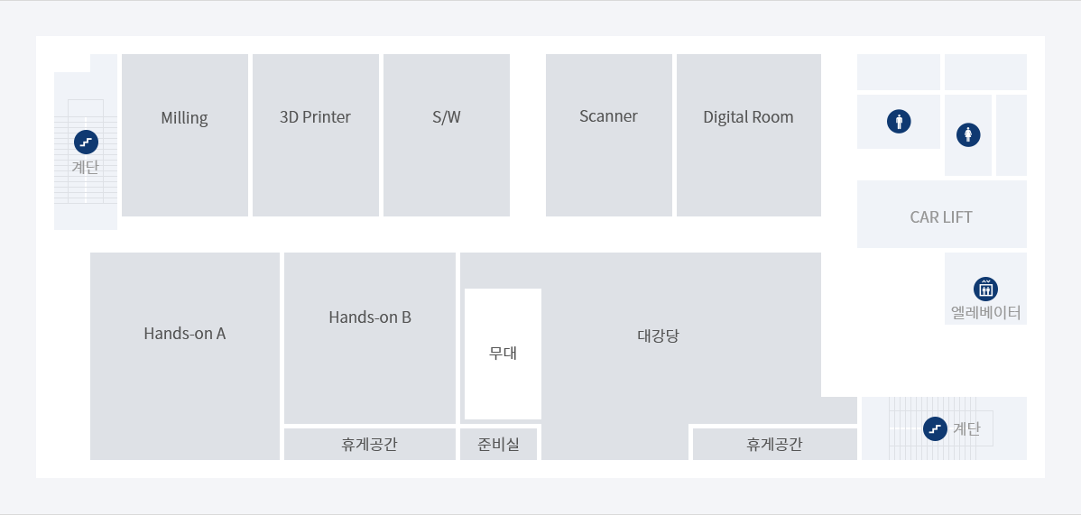 부산디지털치의학인재양성원 시설평면도